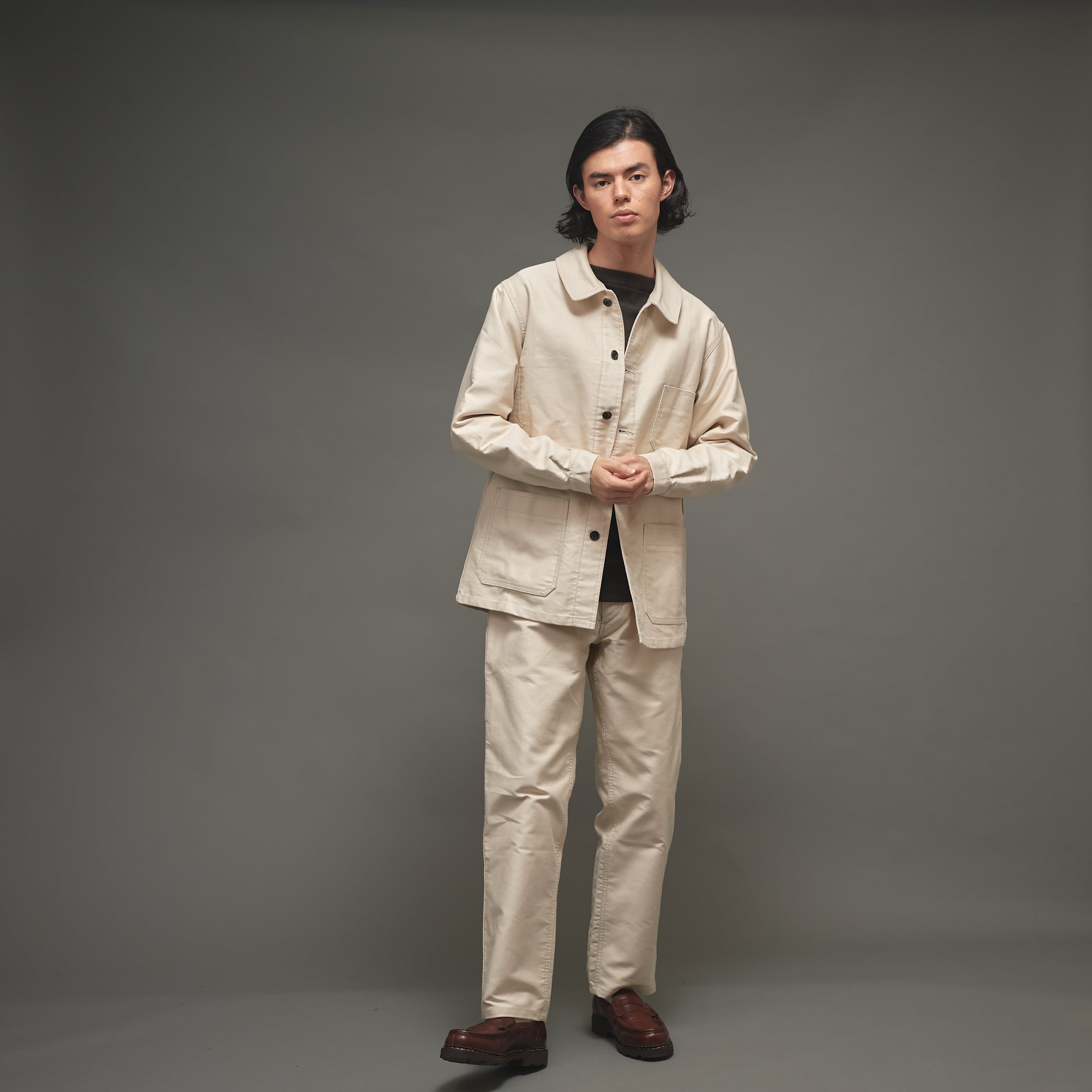 Le Sans Pareil ＞COTTON MOLESKIN TRADITIONAL COVERALL homme コットンモールスキン – No  issues