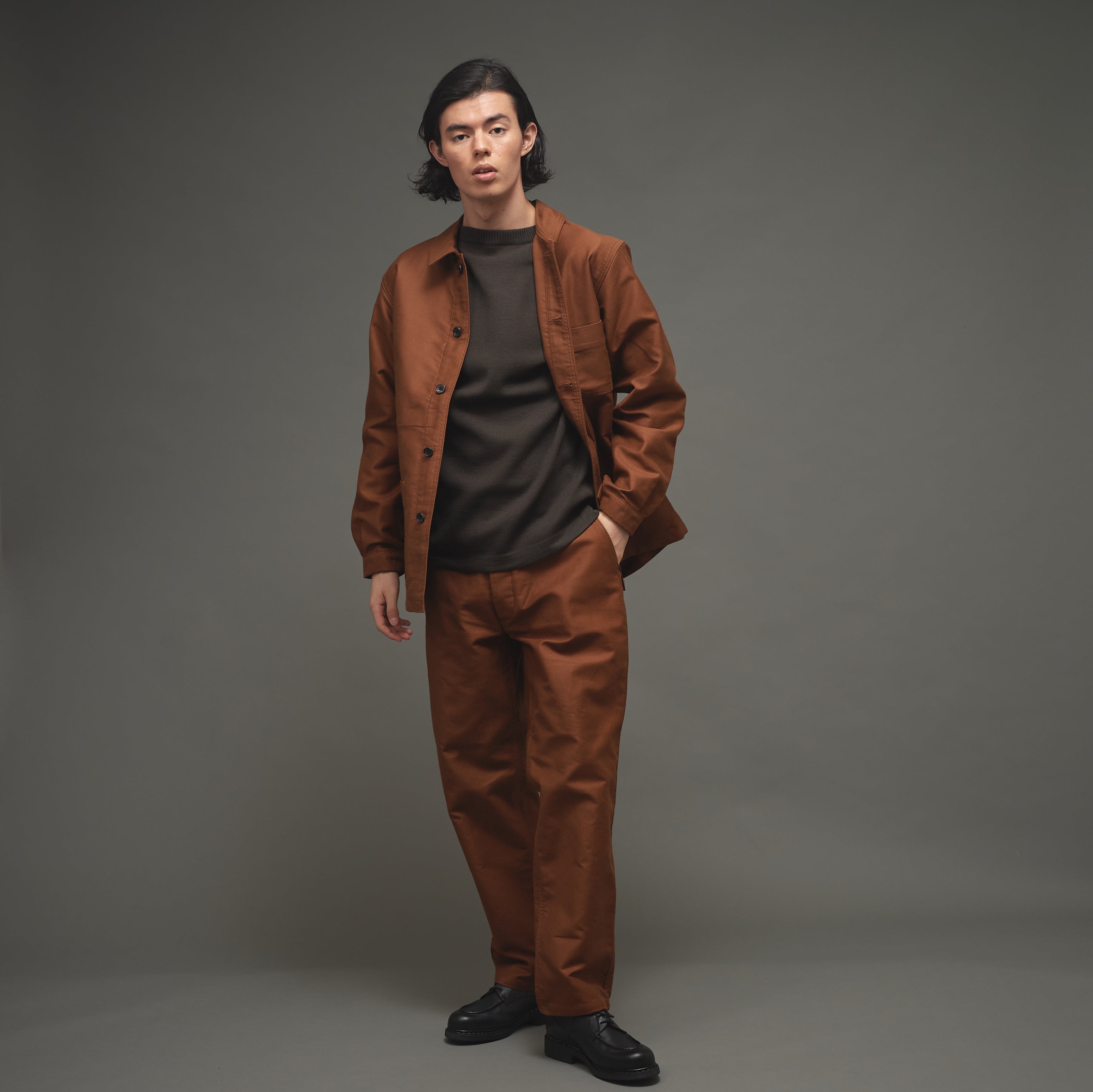 Le Sans Pareil ＞COTTON MOLESKIN TRADITIONAL COVERALL homme