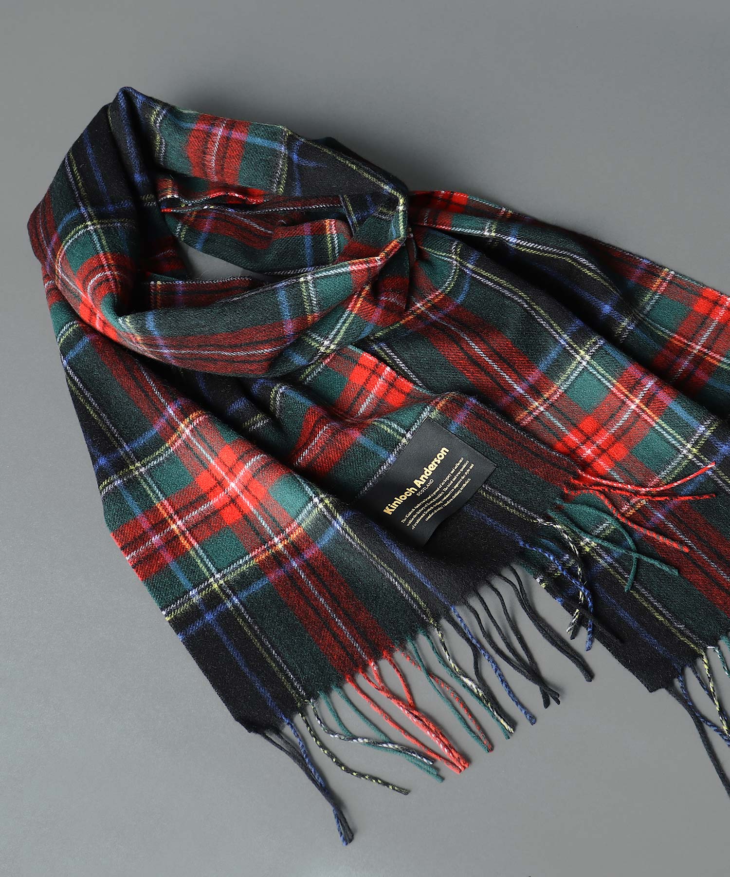 Kinloch Anderson＞WOOL CASH SCARF ウールカシミヤ スカーフ – No issues