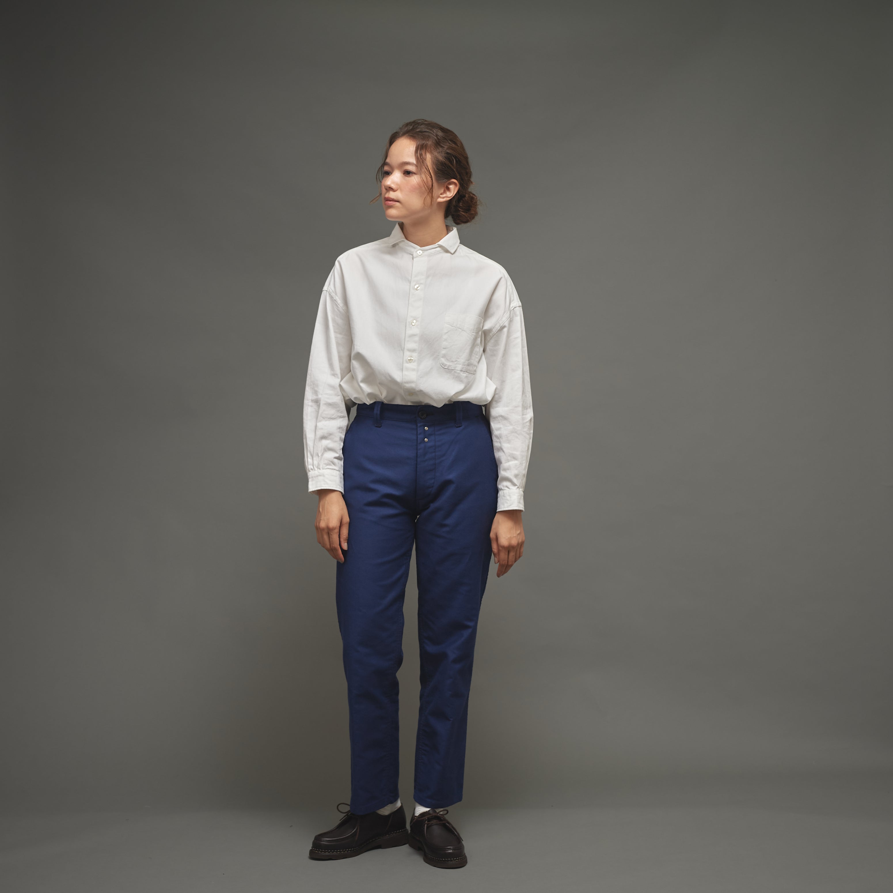 Le Sans Pareil＞COTTON MOLESKIN TRADITIONAL WORK PANTS femme コットンモールスキ – No  issues