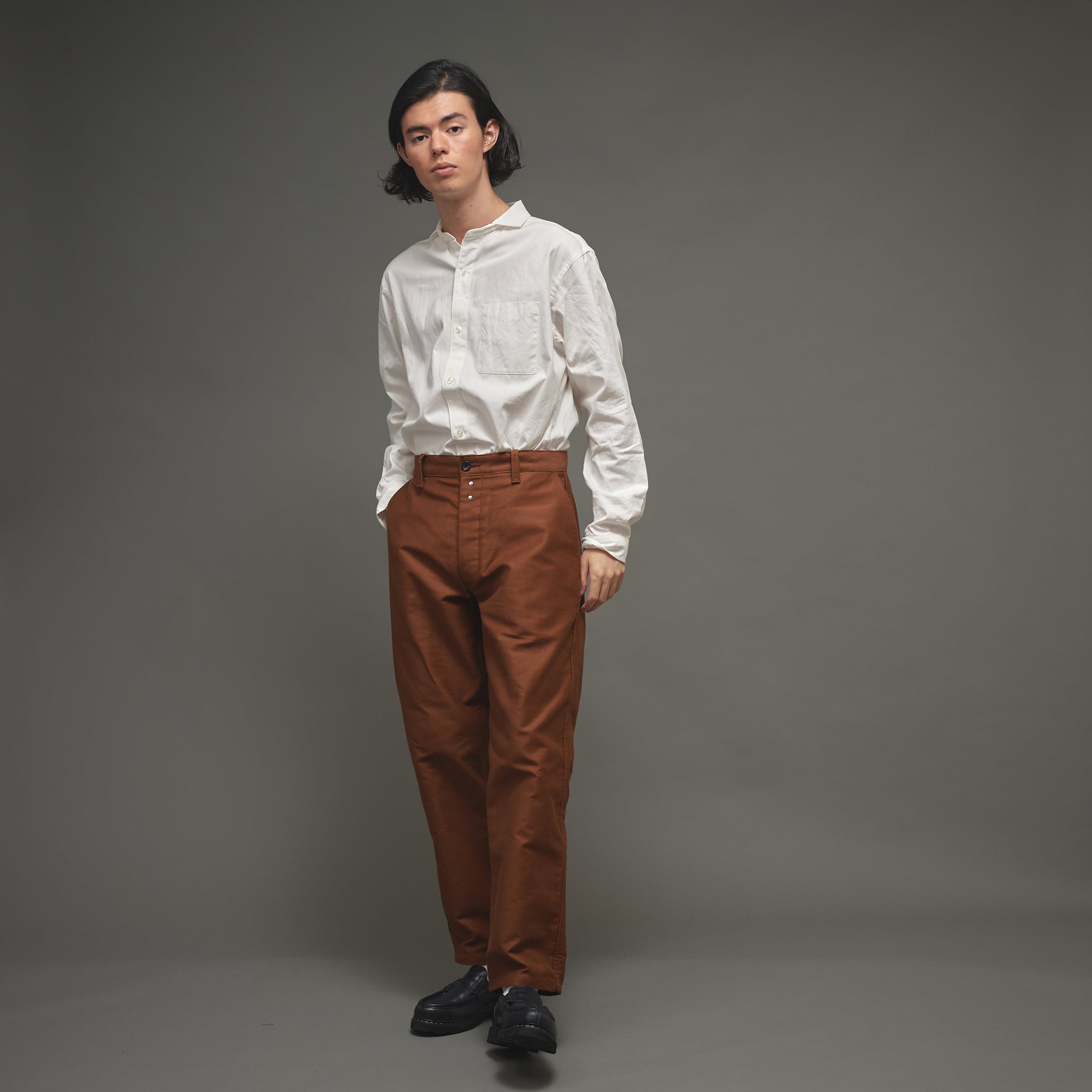 Le Sans Pareil＞COTTON MOLESKIN TRADITIONAL WORK PANTS homme