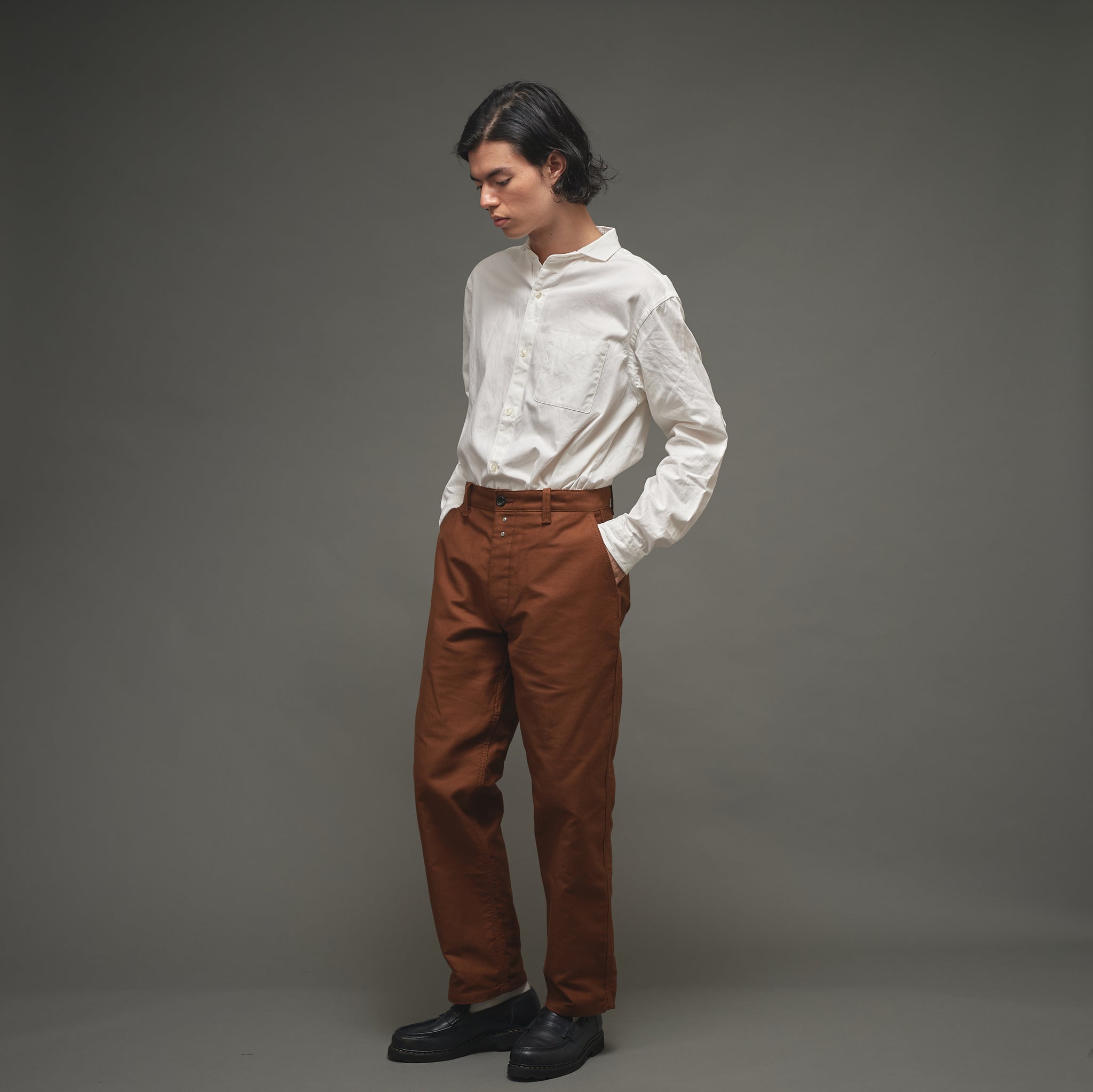 Le Sans Pareil＞COTTON MOLESKIN TRADITIONAL WORK PANTS homme