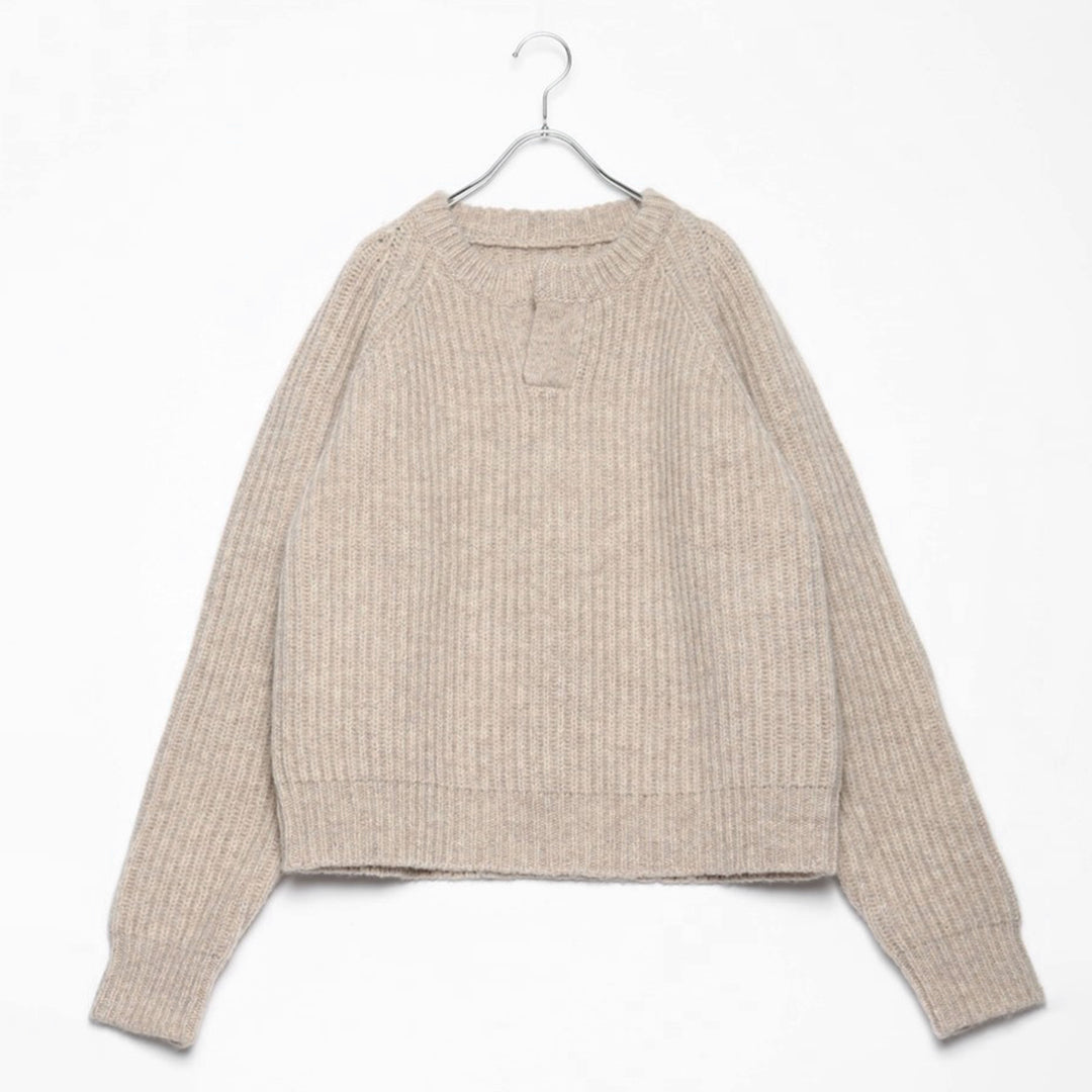 Atelier Mont Kemmel＞ ELBOW PATCH KNIT エルボーパッチニット – No