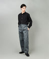 ＜ Le Sans Pareil  ＞SALT&PAPPER FISHTAIL WIDE TROUSERS / ソルトアンドペッパーコットン フィッシュテイル ワイドトラウザーズ