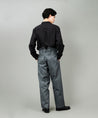 ＜ Le Sans Pareil  ＞SALT&PAPPER FISHTAIL WIDE TROUSERS / ソルトアンドペッパーコットン フィッシュテイル ワイドトラウザーズ