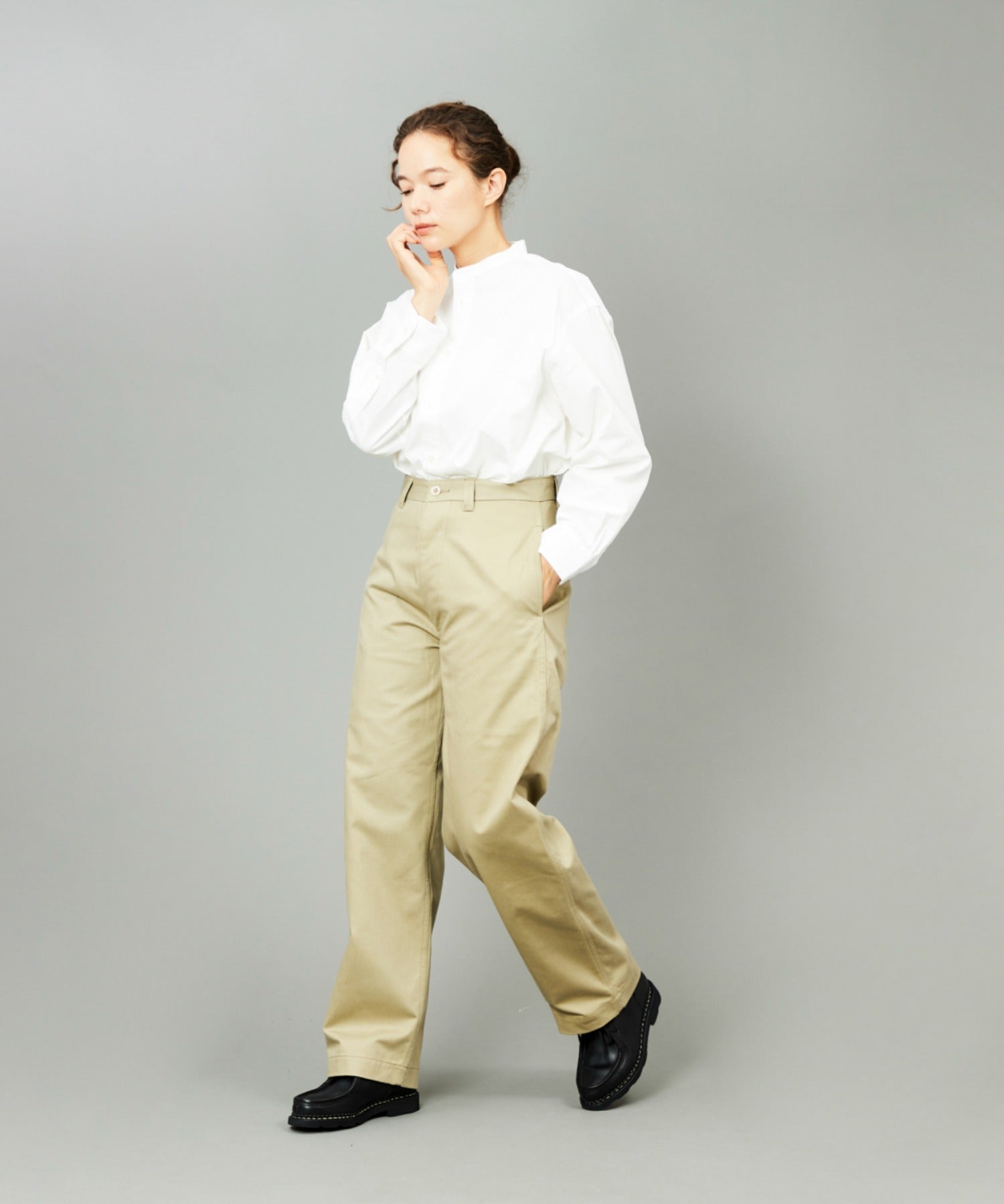 Le Sans Pareil ＞ M-52 COTTON FRENCH DRILL WORK TROUSERS femme