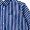 ＜THE FLATS＞ WIDE SLEEVE STRIPE SHIRT ワイドスリーブストライプシャツ