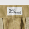 ＜Atelier Mont Kemmel＞ WIDE PANTS ワイドパンツ（ベージュ）