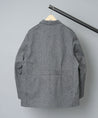 ＜ Le Sans Pareil  ＞SALT&PAPPER TRADITIONAL LAPELD JACKET femme  ソルトアンドペッパーコットントラディショナルラペルジャケットファム