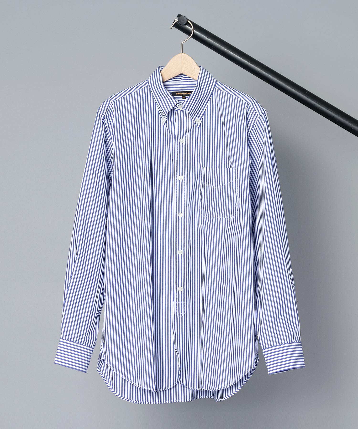 Kinloch Anderson＞ POLO COLLAR SHIRTS YARN DYED ポロ カラー シャツ