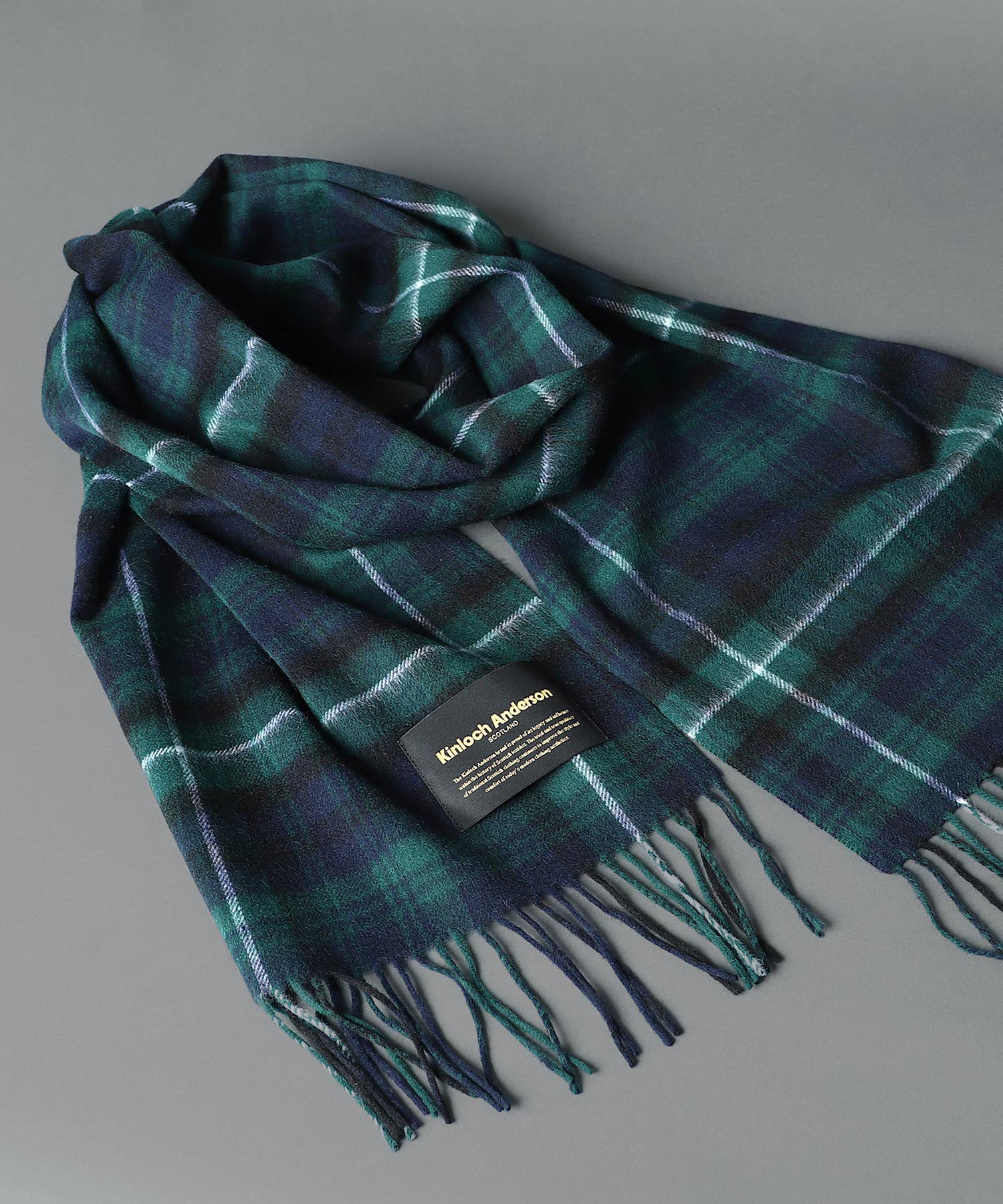 Kinloch Anderson＞WOOL CASH SCARF ウールカシミヤ スカーフ – No issues