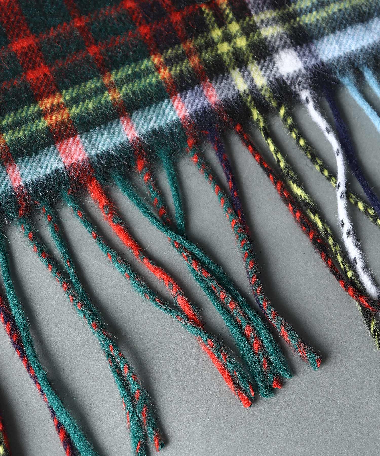 Kinloch Anderson / キンロック アンダーソン 】 WOOL CASH SCARF