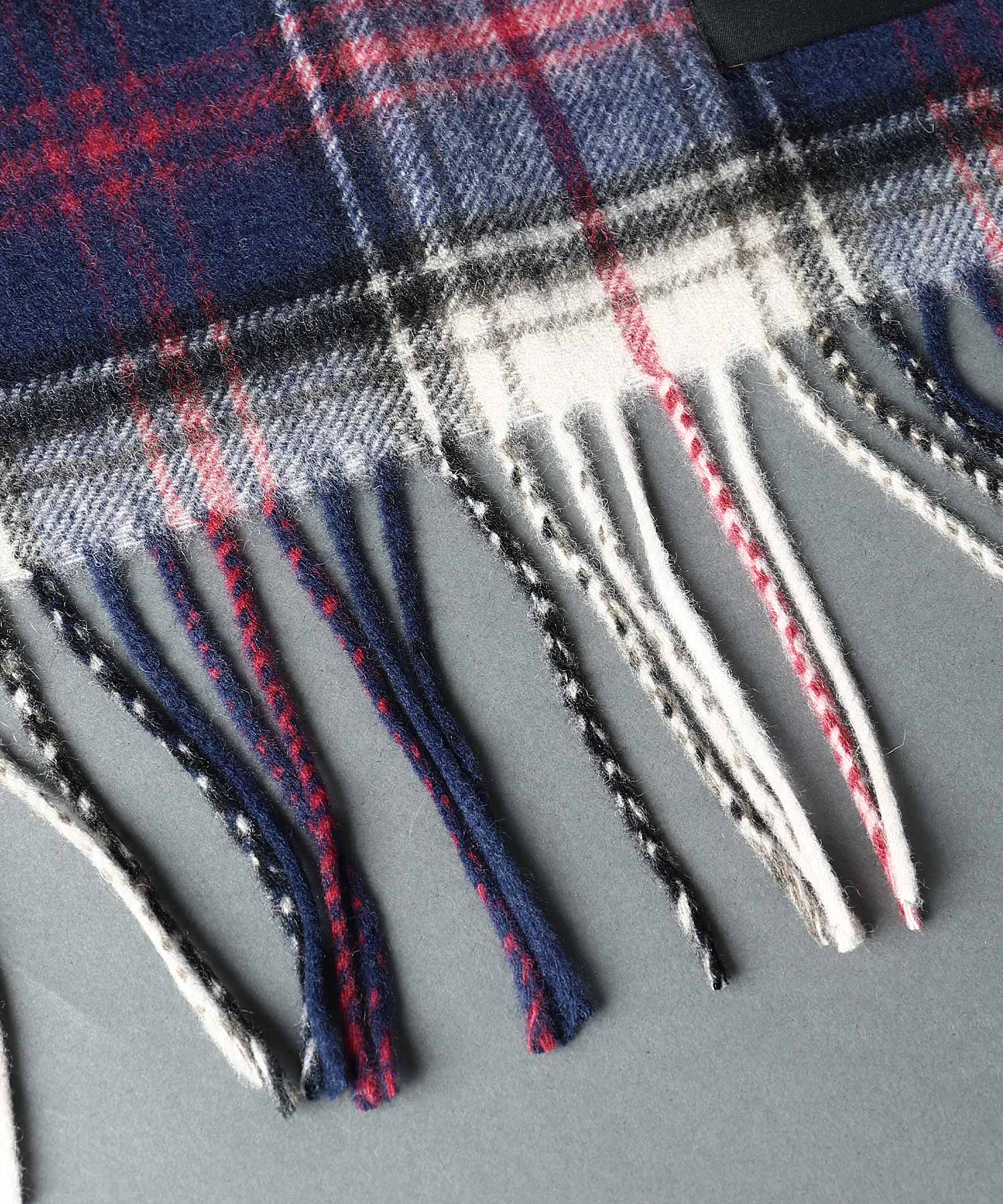 Kinloch Anderson ＞ WOOL CASH SCARF DOUBLE ウール カシミヤ