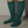 ＜The Role design＞GLITTER HI RIB SOCKS WOMENS