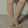 ＜The Role design＞GLITTER HI RIB SOCKS WOMENS