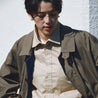 ＜Atelier Mont Kemmel アトリエモンケメル＞ REGULAR COLLAR SHIRT (BEIGE) レギュラーカラーシャツ (ベージュ)