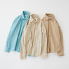 ＜Atelier Mont Kemmel アトリエモンケメル＞ REGULAR COLLAR SHIRT (BEIGE) レギュラーカラーシャツ (ベージュ)