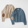 ＜Atelier Mont Kemmel アトリエモンケメル＞ ELBOW PATCH KNIT エルボーパッチニット